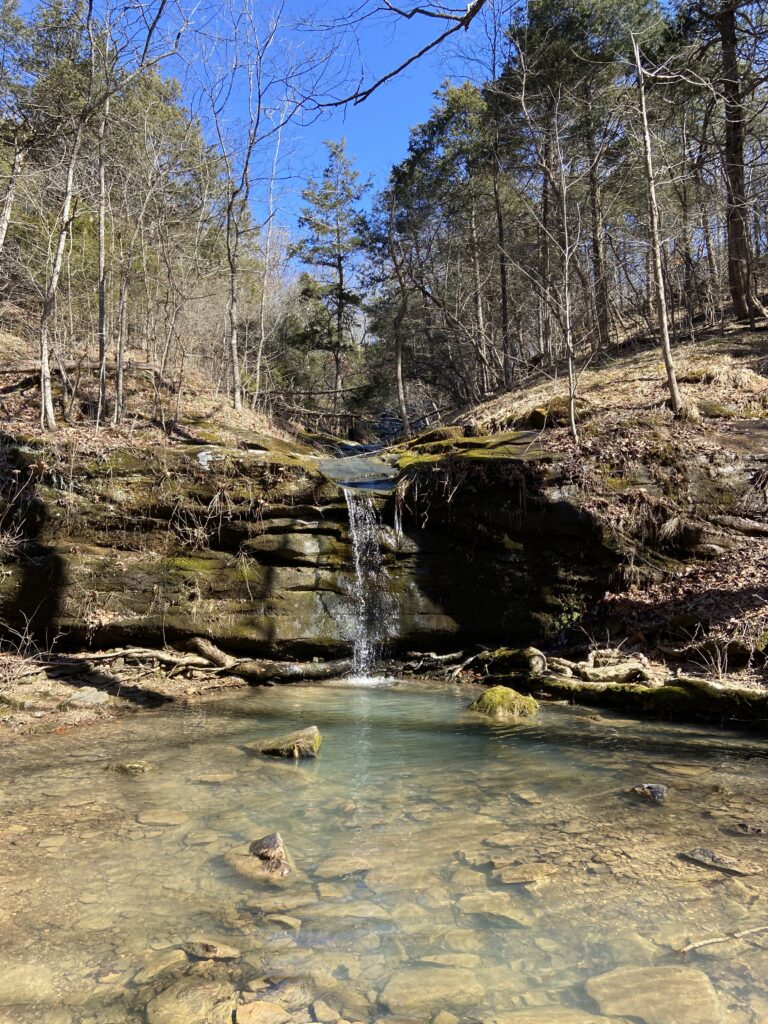 Rebman trail waterfall